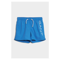 PLAVKY GANT LOGO LIGHTWEIGHT SWIM SHORTS modrá