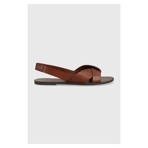 Kožené sandály Vagabond Shoemakers TIA 2.0 dámské, hnědá barva, 5531-001-27