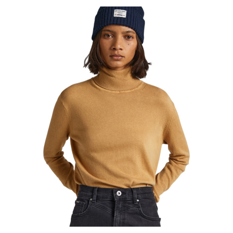 Pepe Jeans dámský béžový rolák