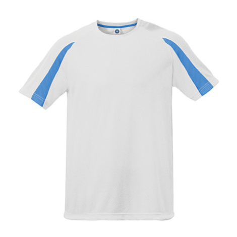 Starworld Unisex kontrastní sportovní tričko SW309 White