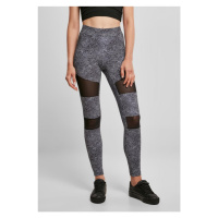 Ladies Tech Mesh AOP Leggings - blackzen