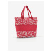 Červená vzorovaná shopper taška Reisenthel Shopper E1