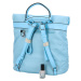Dámský koženkový batůžek Peggy, světle modrá