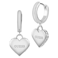 Guess Krásné ocelové náušnice se srdíčky Falling In Love JUBE02236JWRHT/U