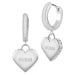 Guess Krásné ocelové náušnice se srdíčky Falling In Love JUBE02236JWRHT/U