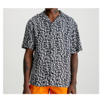 Pánská letní košile Calvin Klein KM0KM00854 | černá