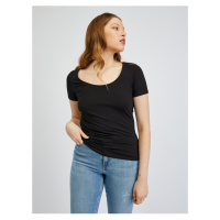 Černé dámské basic tričko ORSAY - Dámské