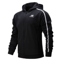 New Balance ATHLETICS TRACK HOODIE Černá