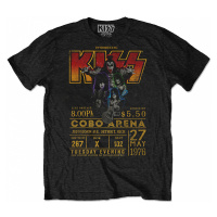KISS tričko, Cobo Arena ´76 Eco-Tee Black, pánské