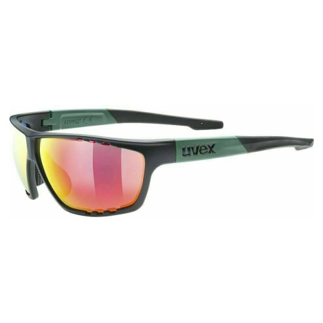 UVEX Sportstyle 706 Black/Moss Mat Cyklistické brýle