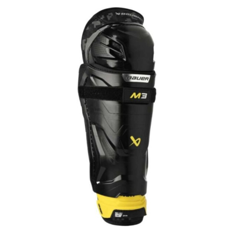 Bauer SUPREME M3 SHIN GUARD JR Juniorské chrániče holení, černá, velikost