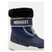 Juniorské vysoké zimní boty MOON BOOT MB JR PARK STRAP-F003 BLUE