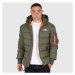 Zimná Bunda Alpha Industries Hooded Puffer Alpha FD Dark Green