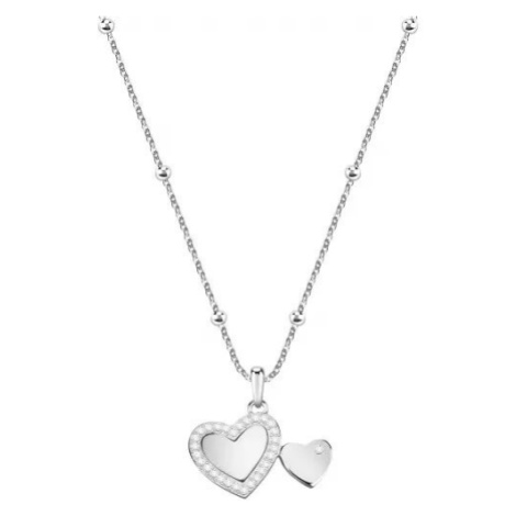 Morellato Romantický náhrdelník se dvěma srdíčky Love SOR18