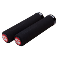 SRAM gripy - LOCKING GRIPS 129 mm - černá/červená