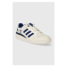 Kožené sneakers boty adidas Originals Forum Low CL bílá barva, IG3777