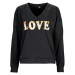 Vero Moda VMCAROLA L/S SWEAT JRS BTQ Černá