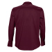 SOĽS Brighton Pánská košile SL17000 Medium burgundy