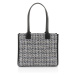 Kabelka karl lagerfeld k/skuare sp md tote boucle black/white