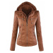 Moderní dámská kožená bunda - 5 barev - až FashionEU