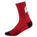 GAERNE Cyklistické ponožky klasické - MONOGRAM - červená