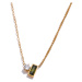 GRACE Jewellery Ocelový náhrdelník Simonita - chirurgická ocel, zirkon NH-10-2111A Zlatá 42 cm +