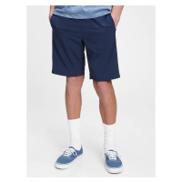 Tmavě modré klučičí kraťasy GAP teen recycled quick-dry shorts