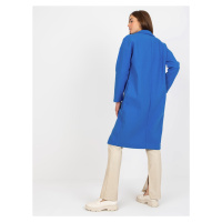 Dámský kabát TW EN BI 7298 1.15 tmavě modrý