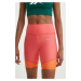Běžecké šortky Mizuno Impulse Core oranžová barva, high waist, J2GBB206