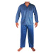 Zdislav pánské pyžamo na knoflíky rozpínací modrá