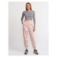 Dilvin 71107 Cupped Jogging Trousers-Powder