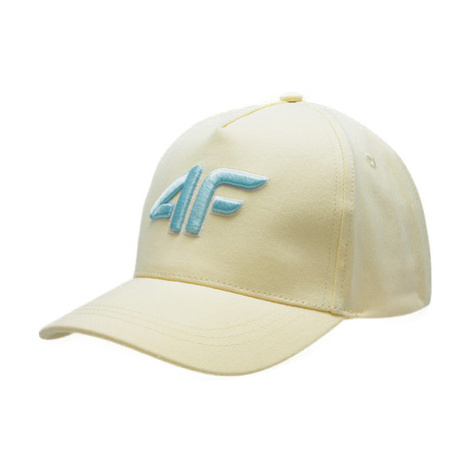 4F JUNIOR-BASEBALL CAP F104-71S-YELLOW Žlutá 45/54cm