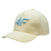 4F JUNIOR-BASEBALL CAP F104-71S-YELLOW Žlutá 45/54cm