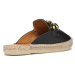 Kožené espadrilky Geox D LAMPEDUSA B černá barva, D36V0B00085C9999