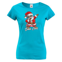 Dámské triko Santa Claus dab dance - vtipné vánoční triko