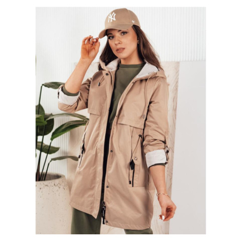 Dámská béžová jarní parka DStreet