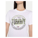 Tommy Hilfiger Tommy Jeans dámské bílé tričko TJW SLIM FLORAL PRINT TEE