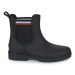 Tommy Hilfiger Rain Boot Ankle Elastic Černá