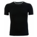 Pánské černé tričko Guess s kontrastním výstřihem