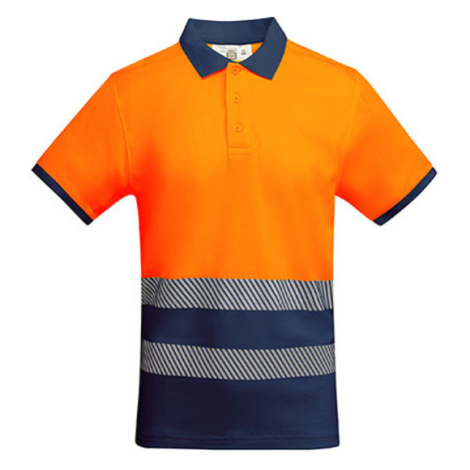 Roly Atrio Pánské reflexní polo tričko HV9318 Navy Blue 55