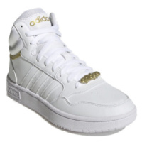 Dámská rekreační obuv ADIDAS Hoops 3.0 Mid cloud white cloud white gold metallic