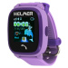 Helmer Chytré dotykové vodotěsné hodinky s GPS lokátorem LK 704 fialové