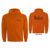 The Beatles mikina, Drop T Logo With Back Print Orange, pánská