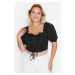 Trendyol Curve Plus Size Blouse - Black - Regular fit