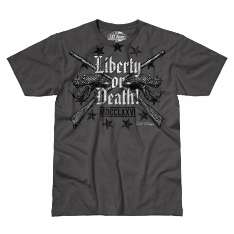 Pánské tričko 7.62 Design® Liberty or Death - šedé