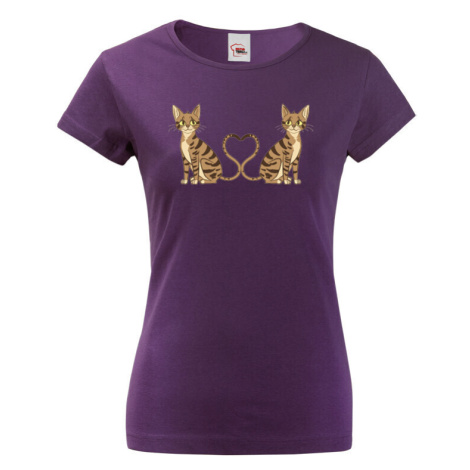 Dámské triko pro milovníky koček - skvělé triko na narozeniny BezvaTriko