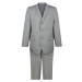 4-dílný oblek se 2 kalhotami a 1 oboustranní vestou Roger Kent Stříbro šedá/Černá