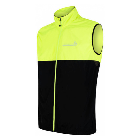 Pánská vesta SENSOR Neon černá/reflex žlutá