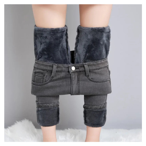 Dámské zateplené džíny zimní