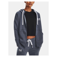 Mikina Under Armour Rival Fleece FZ Hoodie W - šedá